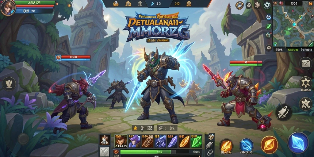 Tampilan gameplay ASIA128 yang mendebarkan di dunia MMORPG.