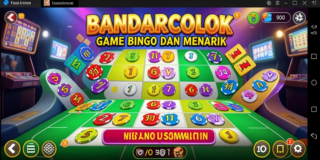 Tampilan menarik dari gameplay Bingo di BANDARCOLOK.