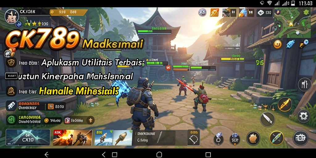 Tampilan antarmuka CK789 yang intuitif dan modern.