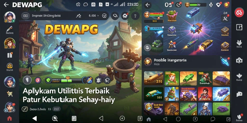 Screenshot utama DEWAPG menampilkan antarmuka yang bersih dan intuitif.