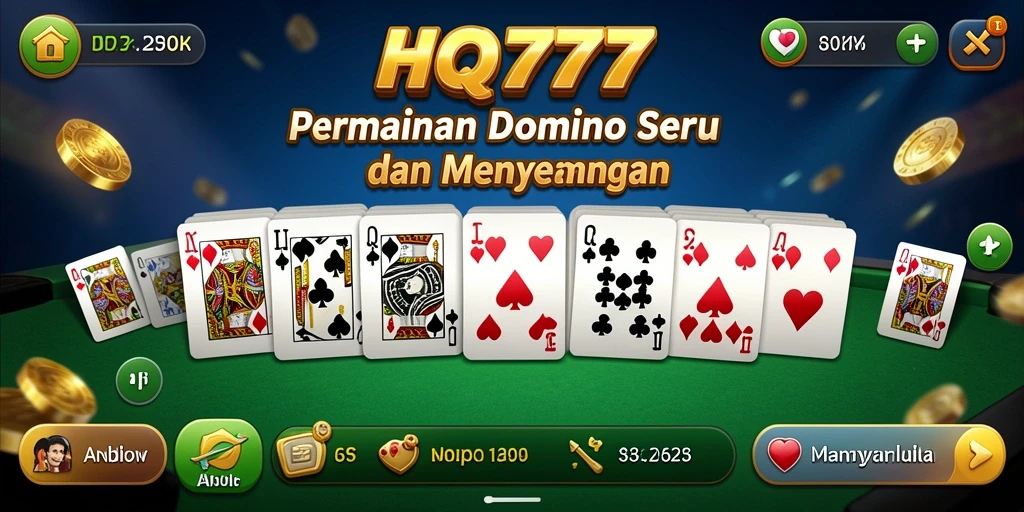 Tampilan gameplay seru dari HQ777 yang menyenangkan.