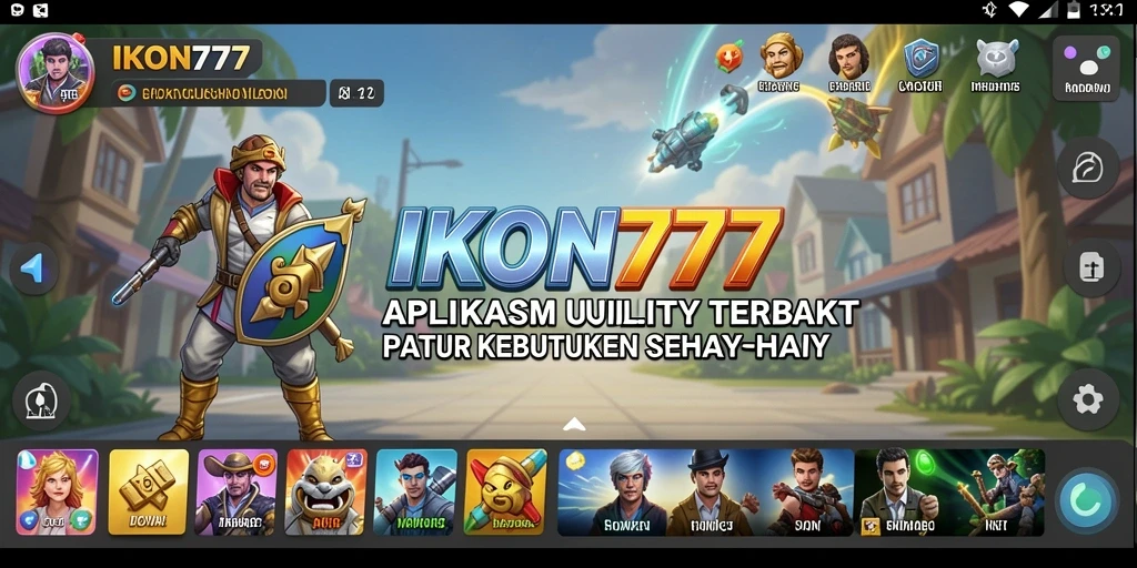 Tampilan antarmuka IKON777 yang sederhana dan intuitif.