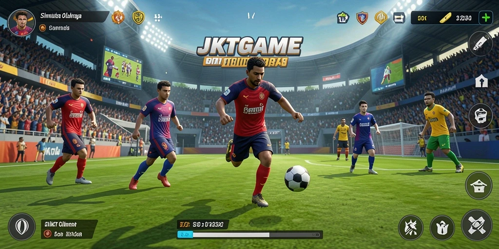 Gameplay seru JKTGAME dengan berbagai cabang olahraga.