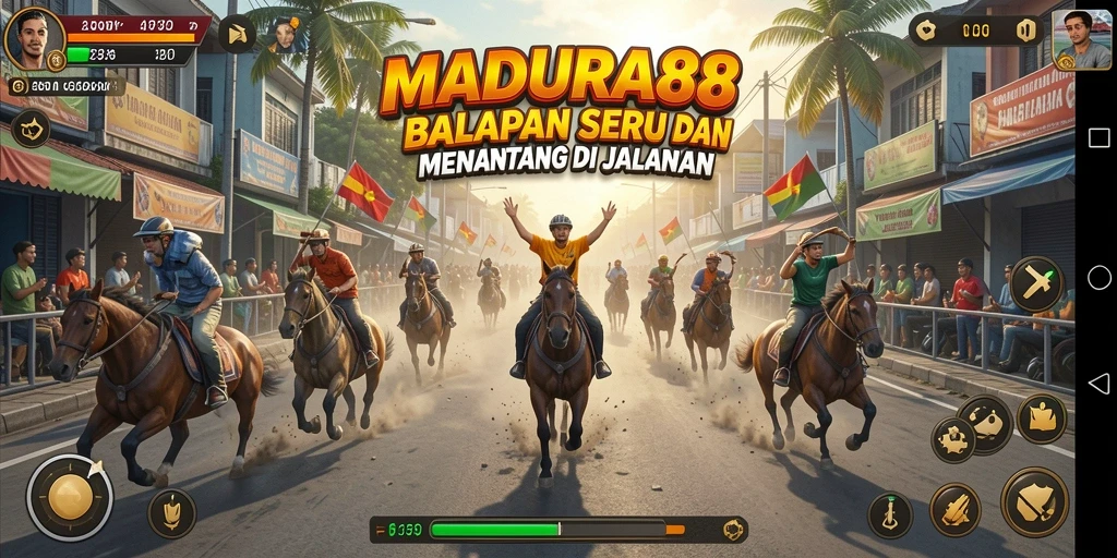 Gameplay balapan seru di jalanan dengan grafik memukau.