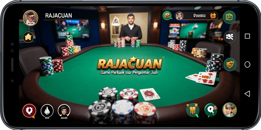 Tangkap momen seru saat bermain poker di RAJACUAN.