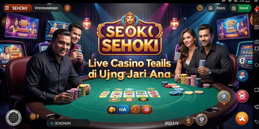 Gameplay Live Casino yang mendebarkan dan interaktif di SEHOKI.