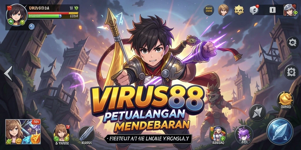 Gameplay <strong>VIRUS88</strong> dengan karakter Anime yang menakjubkan.