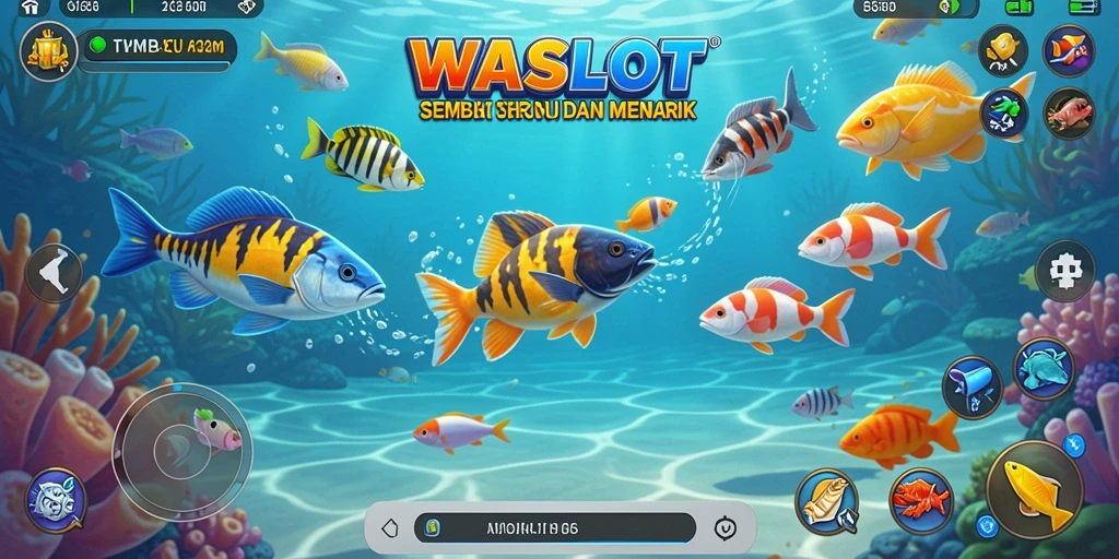 Gameplay menarik WASLOT dengan aksi menembak ikan yang seru.